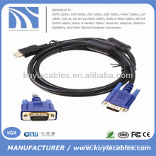 Câble convertisseur mâle HDMI mâle HDMI à mâle 1.8M 6FT 1080p